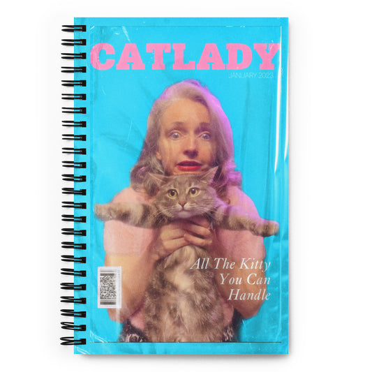 Cat Lady Spiral notebook